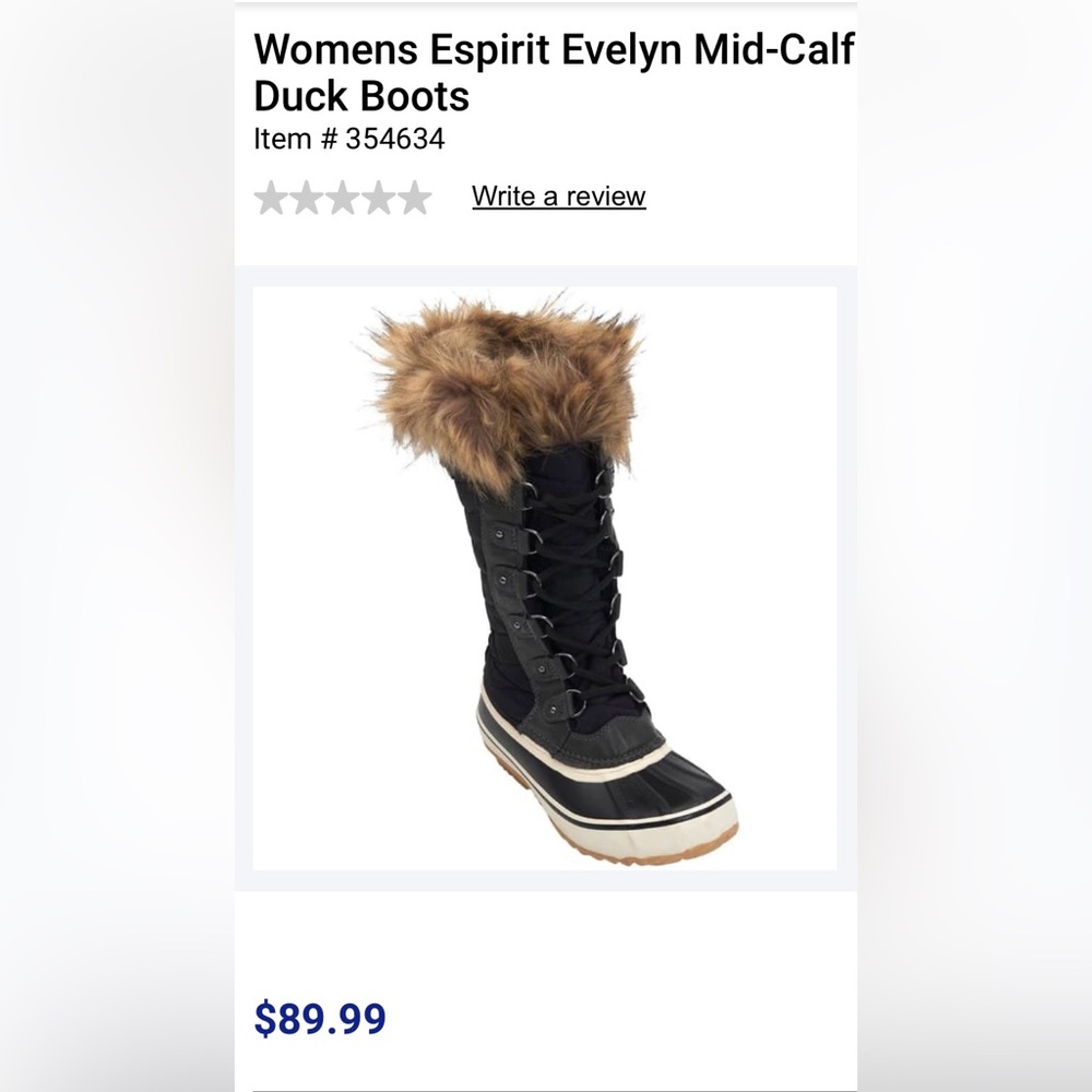 NWT Esprit Women Waterproof Evelyn Boots 6 - Picture 8 of 9